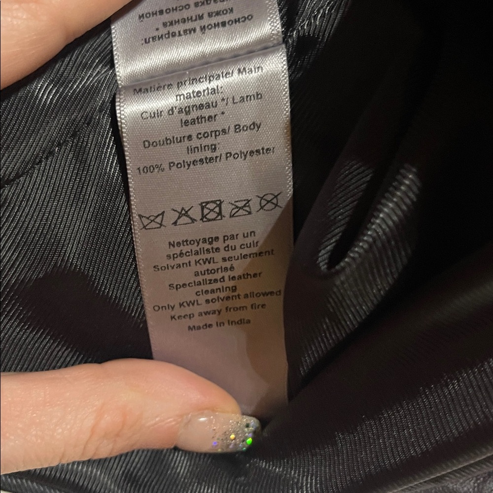 Zadig & Voltaire NWT FLAWED Rexa Black Crumpled 100% Leather Mini Dress - Picture 12 of 15